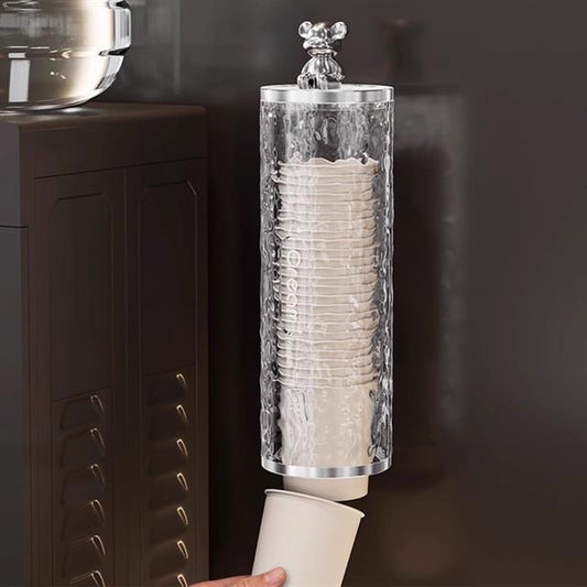 Kendinden Yapışkanlı Plastik - Karton Bardak Dispenseri