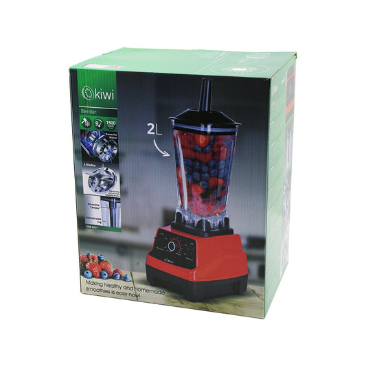 KİWİ KSB-2251 PRO STANDLI BLENDER BUZ KIRICI ÇOK AMAÇLI BLENDER DOĞRAYICI 1500W6 BIÇAKHAZNE=2LT 9 KADEME HIZ