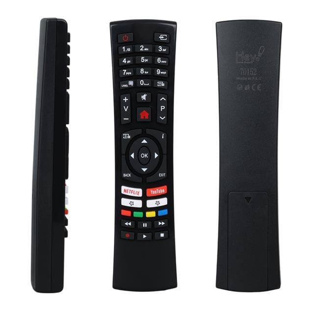 Küçük Kalıp Vestel Netflix Youtube Tuşlu Yazısız Lcd Led TV Kumanda (RC4390-30100824)