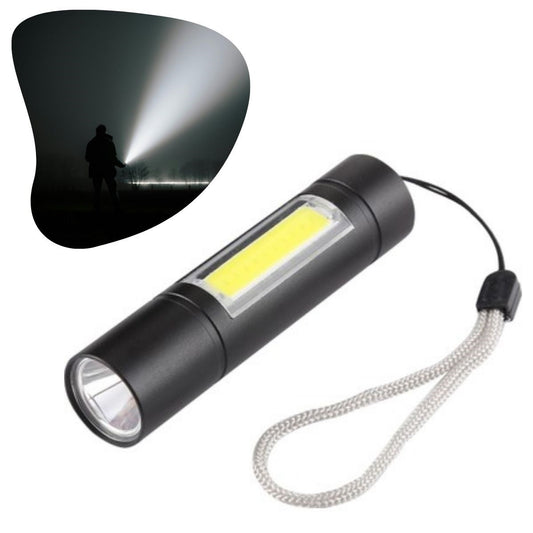 Kutulu Mini El Feneri – Taşınabilir LED Kamp ve Acil Durum El Lambası Plastik Gövde