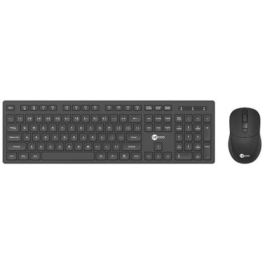 KW201 Kablosuz Q Klavye - Mouse Set Siyah