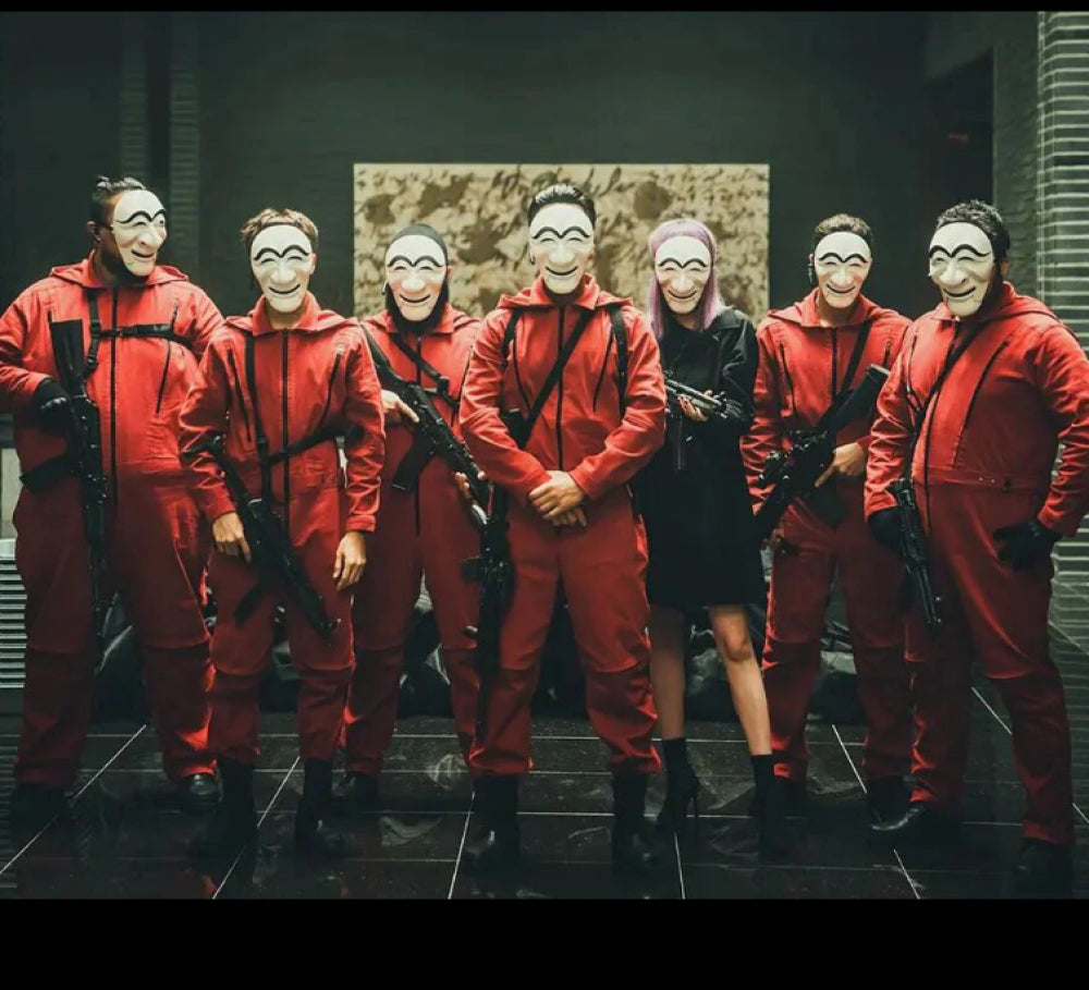 La Casa De Papel Kore Mask - Para Heist Maskesi - Dali Maskesi