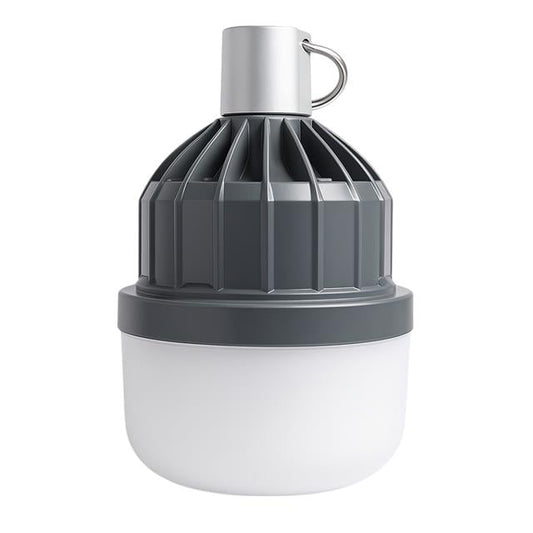 LN-616 80 Watt TYPE-C Şarjlı Taşınabilir Asma Kancalı Kamp Çadır Lambası 6500K 1200mAh 3 Modlu ABS Malzeme