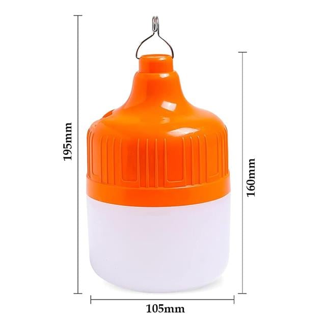 LN-OR100G 100 Watt TYPE-C Şarjlı Taşınabilir Asma Kancalı Kamp Çadır Lambası 6500K 1200mAh 3 Modlu ABS Malzeme