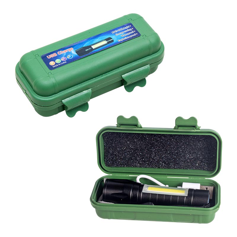 METAL FLASHLIGHT POWER LEDLİ ŞARJLI EL FENERİ
