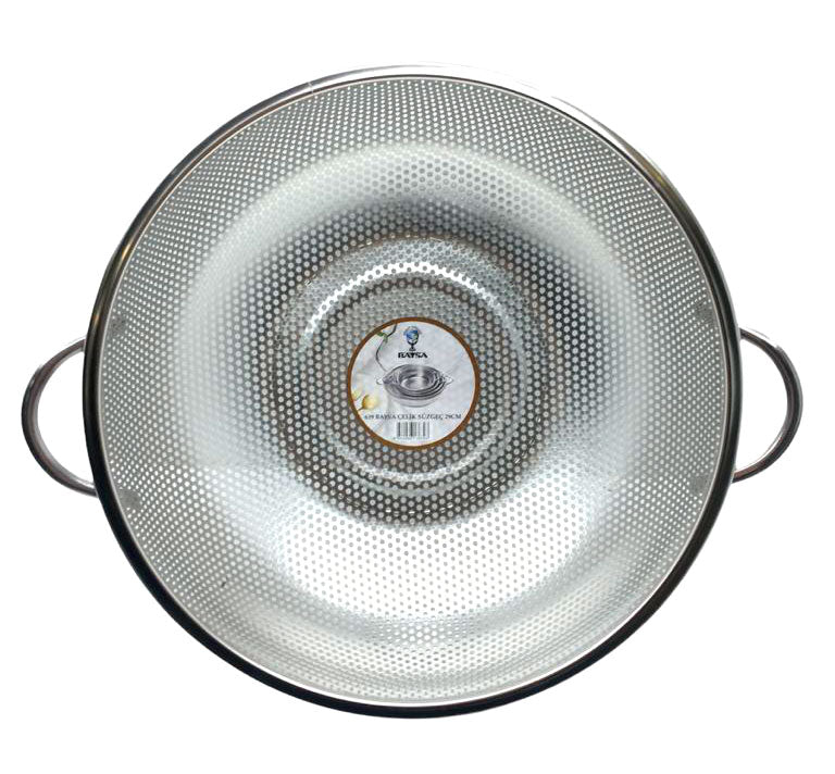 METAL KULPLU ÇELİK TEL SEPET SÜZGEÇ 29CM