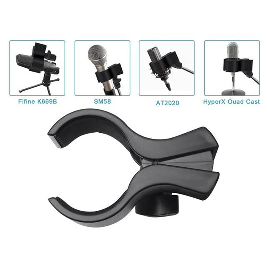 Mikrofon Standı Klipsi Plastik Yaylı 3-6CM