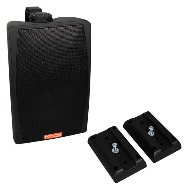 MV-03 16 CM 60 Watt Komütatörlü Hat Trafolu Siyah Sütun Hoparlör (2'li Takım)