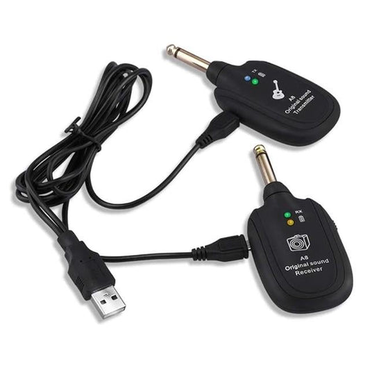 MV-19583 Uhf Gitar Tip Kablosuz Amfi Ve Enstrüman Kablosuz Mikrofonu