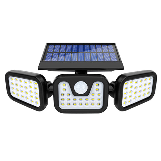 MX-W771A SENSÖRLÜ 3 MODLU 74 LEDLİ SOLAR AYDINLATMALI DUVAR LAMBASI