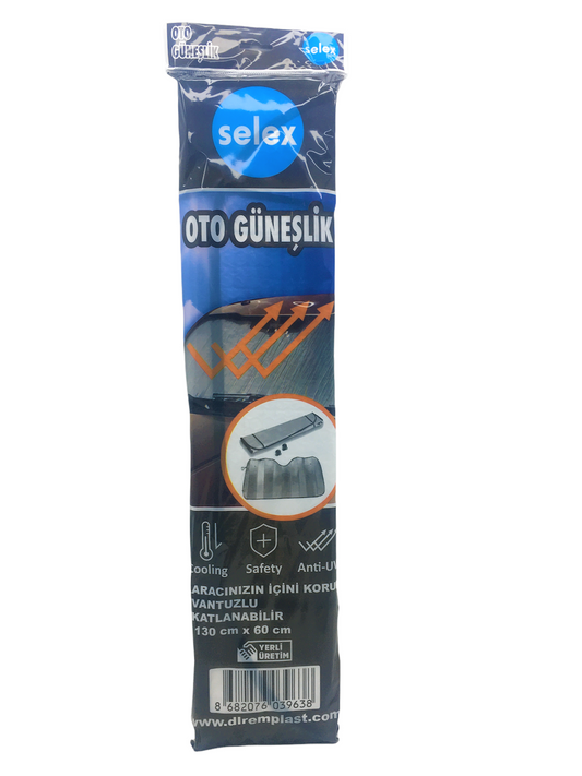 PAT PAT BALONLU OTO ARAÇ GÜNEŞLİK VANTUZLU 130X60CM