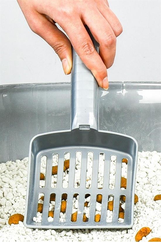 Plastik Evcil Hayvan Kedi Kumu Temizleme Eleme Küreği