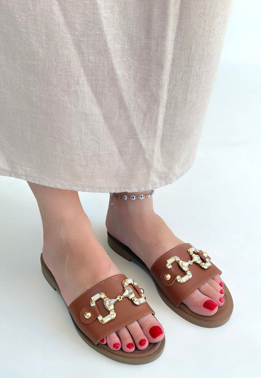 Toha Taba Cilt Tokalı Terlik