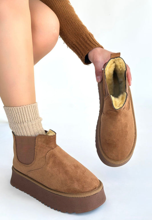 Vision Taba Süet Yandan Lastikli Bot