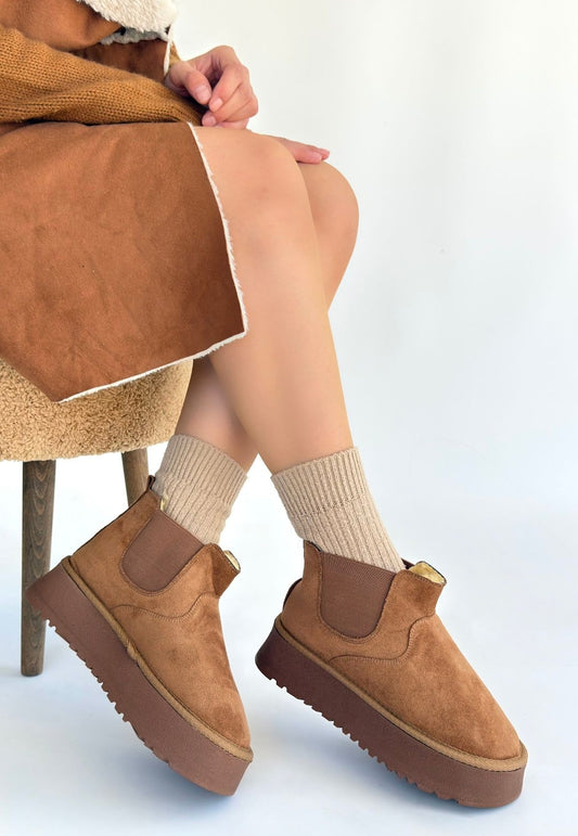 Vision Taba Süet Yandan Lastikli Bot