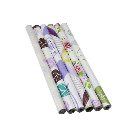 RENKLİ ÇİÇEKLİ - DESENLİ 45CM X 2MT FOLYO YAPIŞKANLI DUVAR KAĞIT