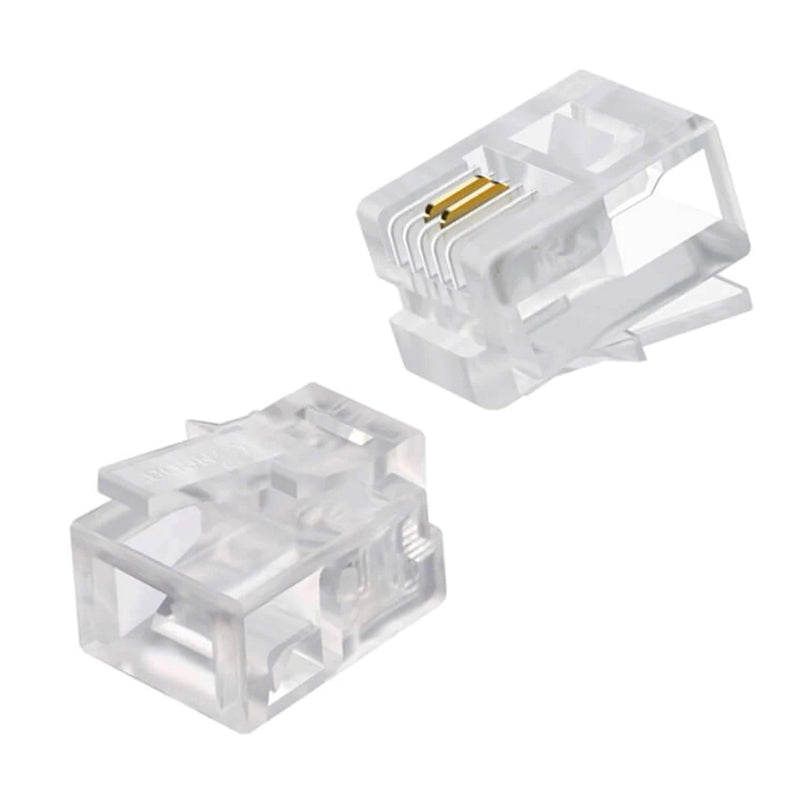 RJ 11 TELEFON SOKETİ 6P/2C (100LÜK PAKET)