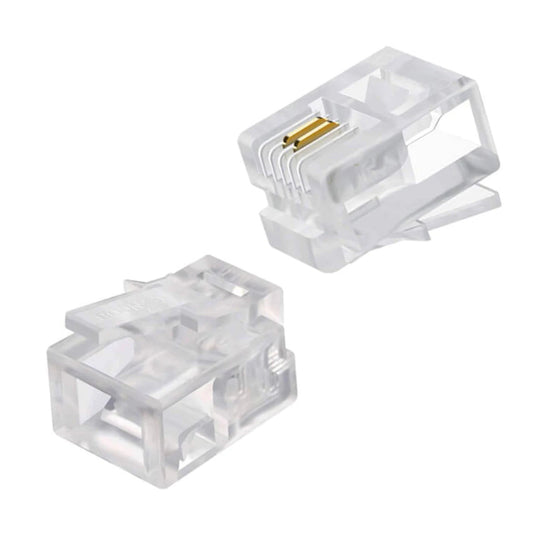 RJ 11 TELEFON SOKETİ 6P/2C (100LÜK PAKET)