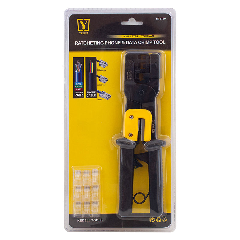 RJ11-RJ12-RJ22-RJ45 3LÜ SOKET SIKMA PENSESİ