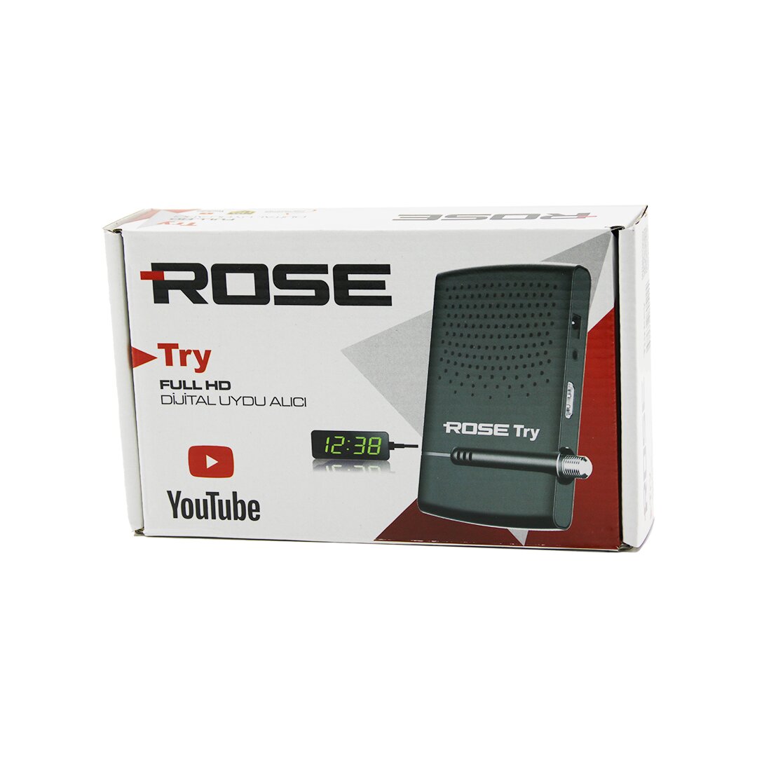 ROSE TRY FULL HD DİJİTAL UYDU ALICISI 1080P - HDMI - WİFİ - AV - YOUTUBE
