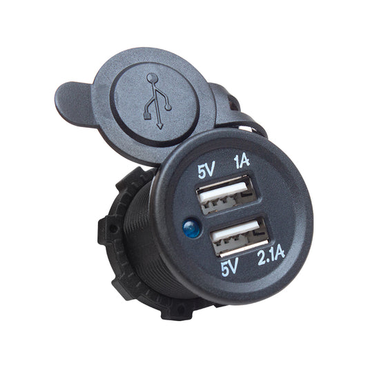 ŞASE TİPİ OTO USB ŞARJ 5V-2.1A-5V1A ARAÇ ÇAKMAK ŞASE TİPİ