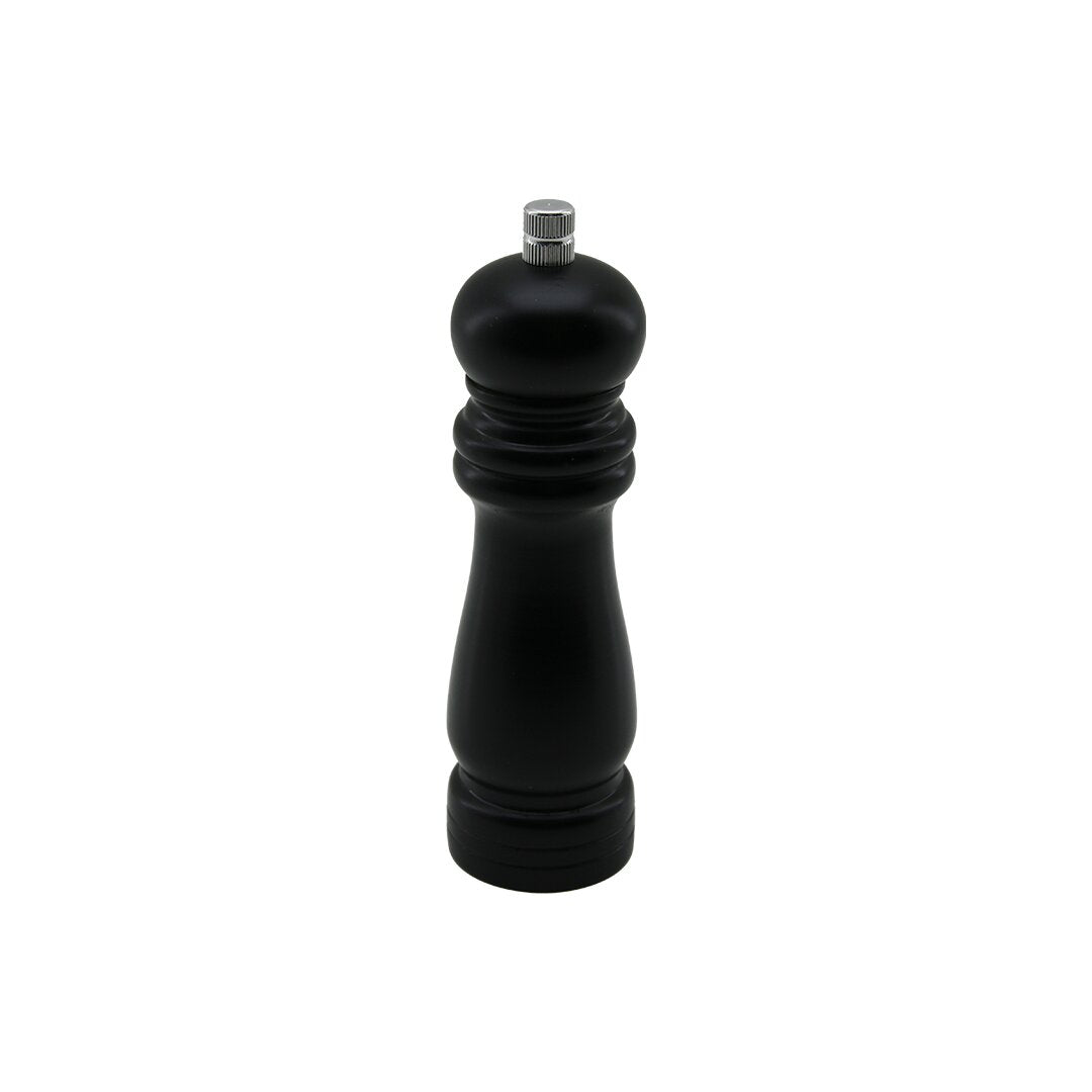 SİYAH AHŞAP KÜÇÜK= ÇAP: 4.5CM - UZUNLUK: 15.5CM TUZ - BAHARAT ÖĞÜTÜCÜ