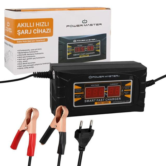 SON-1206D 12 Volt - 6 Amper Akıllı Hızlı Akü Şarj Cihazı