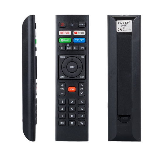 TELENOVA NETFLIX - YOUTUBE - SPOTIFY - PRIME VIDEO TUŞLU SES KOMUTSUZ LCD LED TV KUMANDA