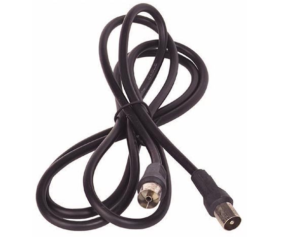 TV VİDEO ARA KABLO STANDART 1.5MT (60 OHM ERKEK - DİŞİ KABLO)
