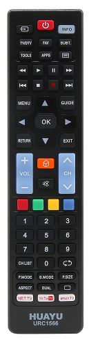 URC1566 5 IN 1 YOUTUBE - NETFLIX - AMAZON TUŞLU UNIVERSAL LCD- LED TV KUMANDA