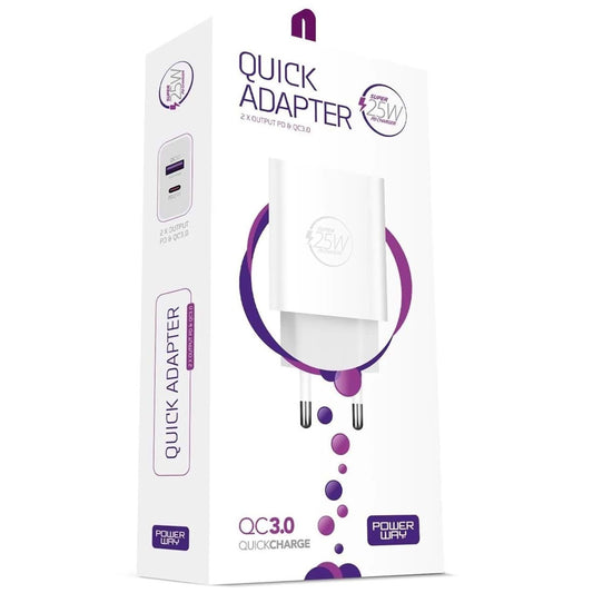 USB 3.0 / TYPE-C 25W 3.0A HIZLI ŞARJ ALETİ BAŞLIĞI PD25W