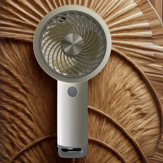 USB ile Şarj Olabilen 3 Ayarlı Fan Modlu Çanta Tipi El Fanı