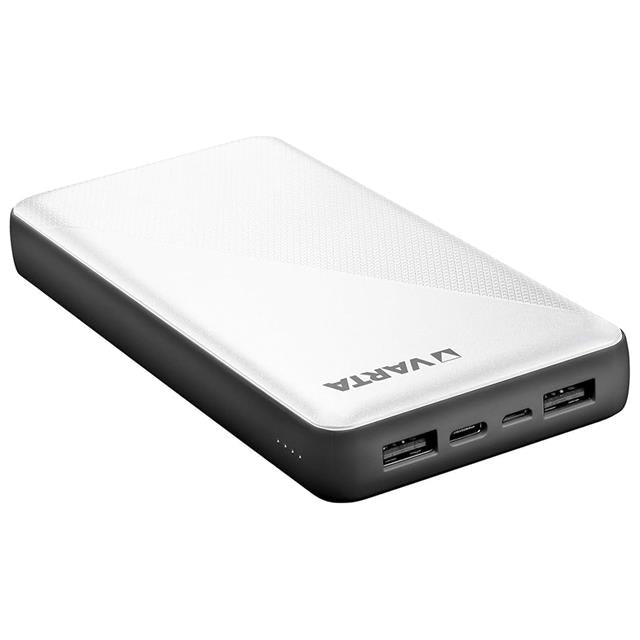 Varta 15.000mAh Led Göstergeli Powerbank 2xUSB Type-C Micro-USB Şarj Girişli
