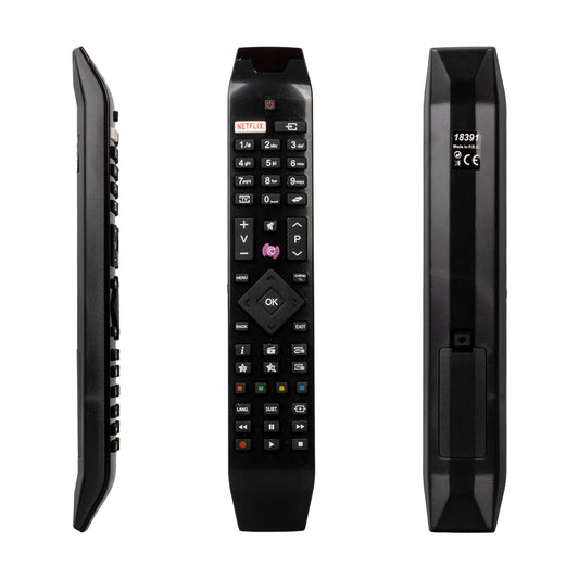VESTEL NETFLIX-MOR TUŞLU YENİ ÜSTÜ CAMLI-HITACHI RC 49141 LED TV KUMANDA (RC49141-30095562)