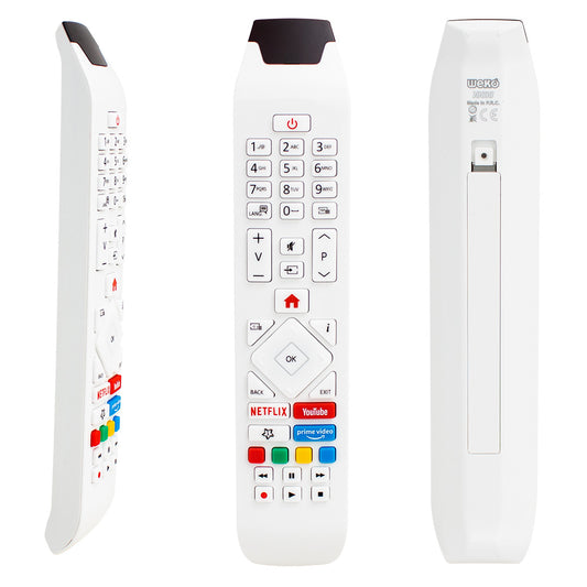 VESTEL RCA343140P YOUTUBE-NETFLIX-PRIME VIDEO TUŞLU LCD-LED TV KUMANDA BEYAZ