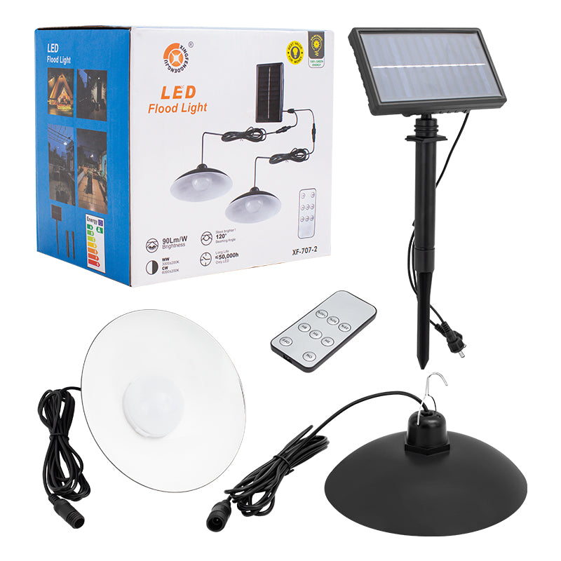 XF-707-2 KUMANDALI 2 POWER LEDLİ PROJEKTÖR LAMBASI