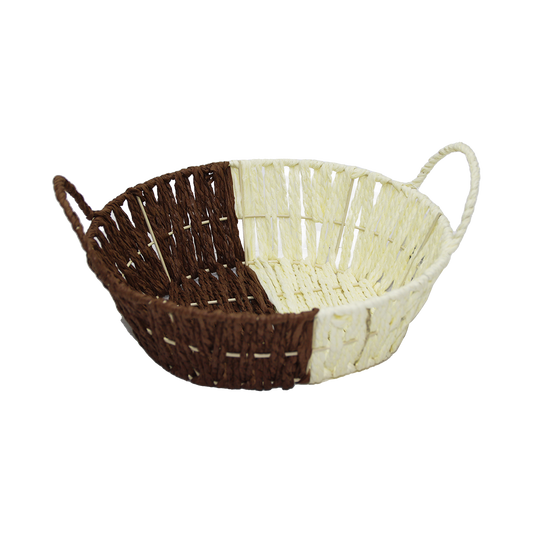 YUVARLAK HASIR EKMEK SEPETİ