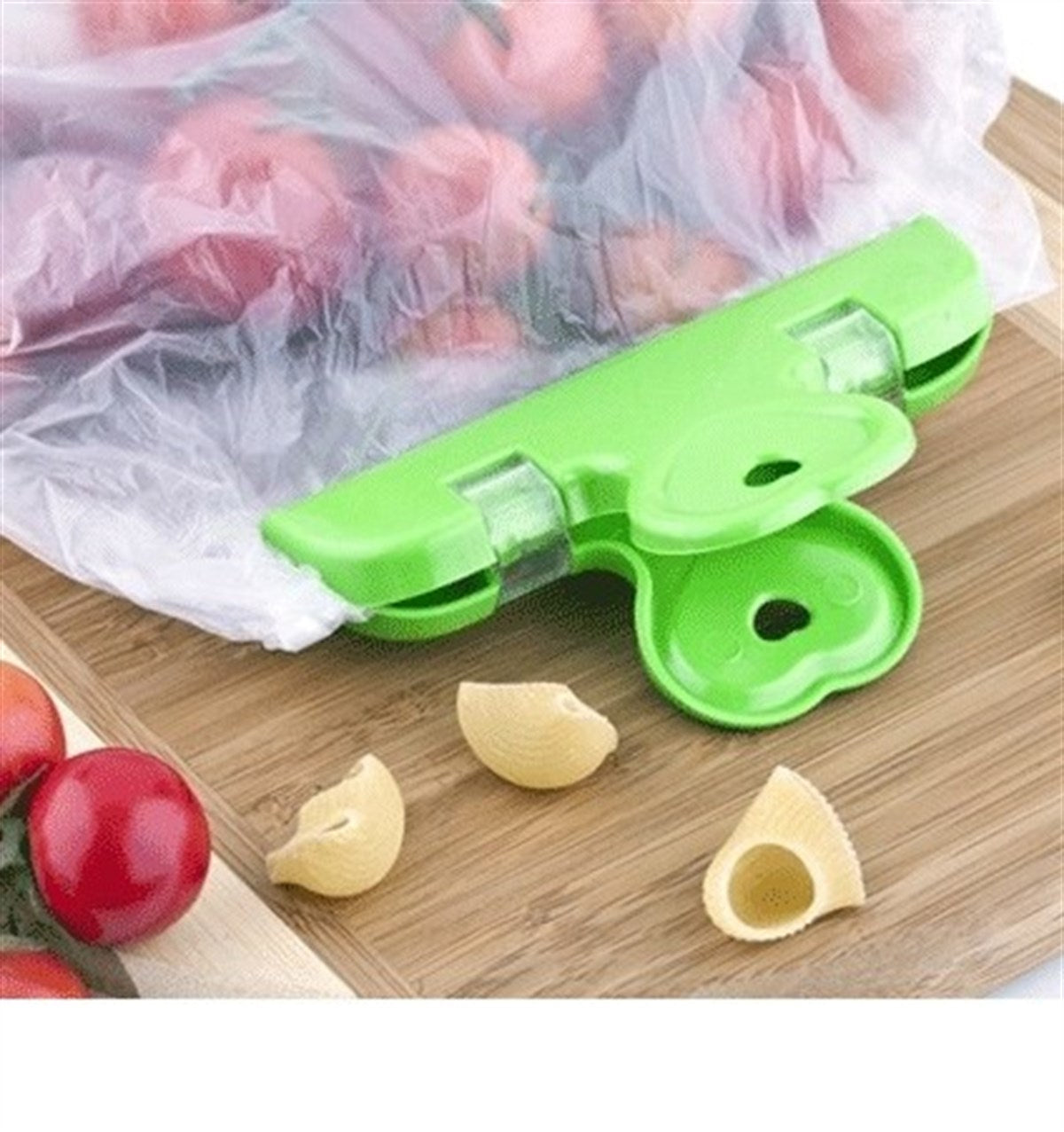 2&apos;li Pratik Torba Paket Ve Poşet Kapatıcı Kilitli Klips Mandal