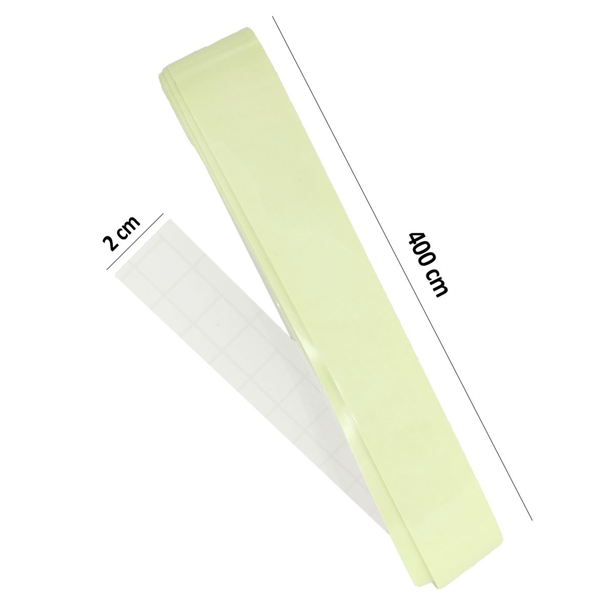 Karanlıkta Işık Veren Yansıyan 4 Metre Fosforlu Yeşil Şerit Bant