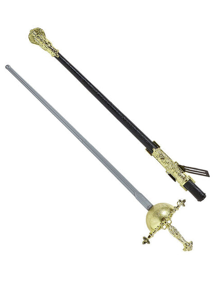 Kostüm Partisi Plastik Zararsız Zorro Kılıcı Şövalye Kılıcı 62 cm