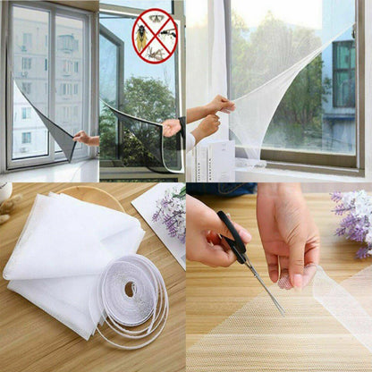 Tüm Cam Pencere Kapılara Uyumlu Çift Kanat Pencere Sinekliği