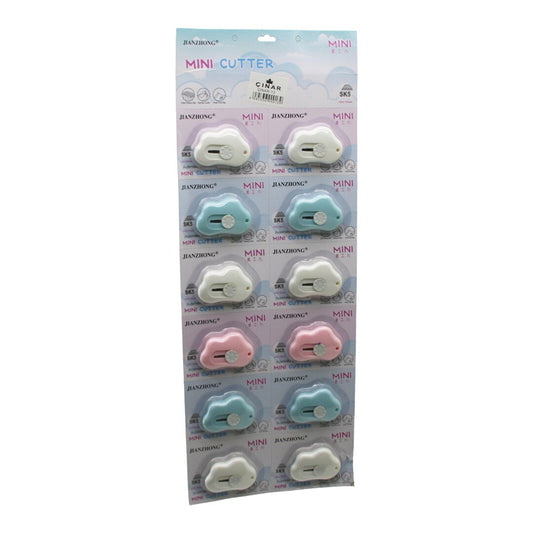 12 ADET MİNİ CEP - ÇANTA HAVUÇ FALÇATA - MAKET BIÇAK