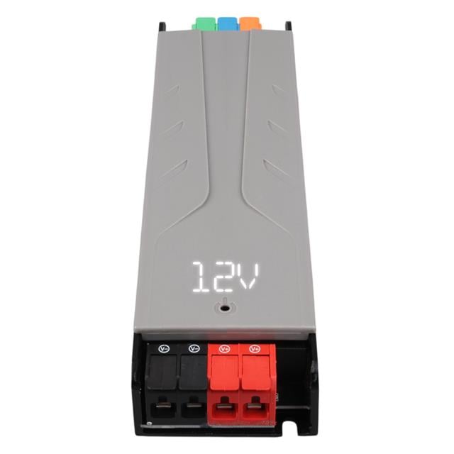 12 Volt 10 Amper 120 Watt Slim Metal Kasa Adaptör Voltaj Göstergeli 189x51x27mm