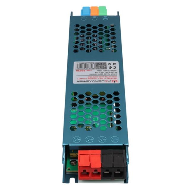 12 Volt 10 Amper 120 Watt Slim Metal Kasa Adaptör 208x50x23mm