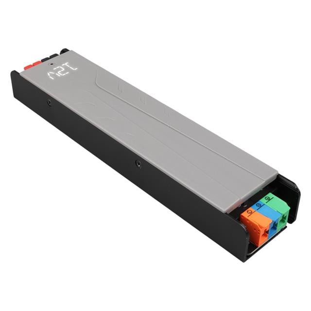 12 Volt 20 Amper 240 Watt Slim Metal Kasa Adaptör Voltaj Göstergeli 238x51x30mm