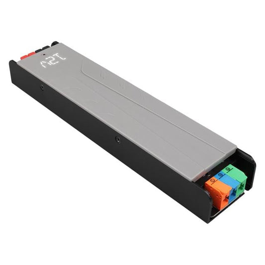 12 Volt 20 Amper 240 Watt Slim Metal Kasa Adaptör Voltaj Göstergeli 238x51x30mm