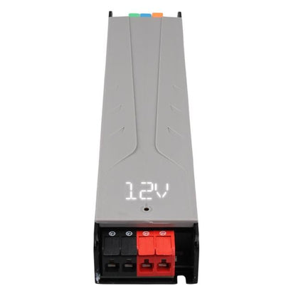 12 Volt 20 Amper 240 Watt Slim Metal Kasa Adaptör Voltaj Göstergeli 238x51x30mm