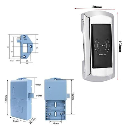 125Khz RFID Dijital Çekmece Dolap Kilidi (2&amp;apos;li Paket)