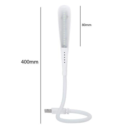 14 Ledli Beyaz Esnek Usb Led Lamba 3 Kademeli