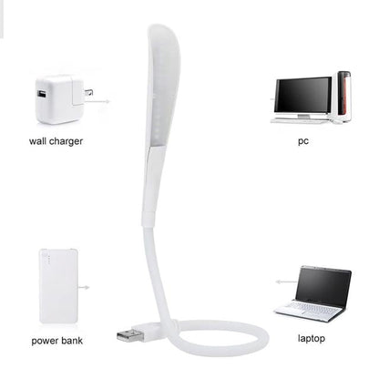 14 Ledli Beyaz Esnek Usb Led Lamba 3 Kademeli